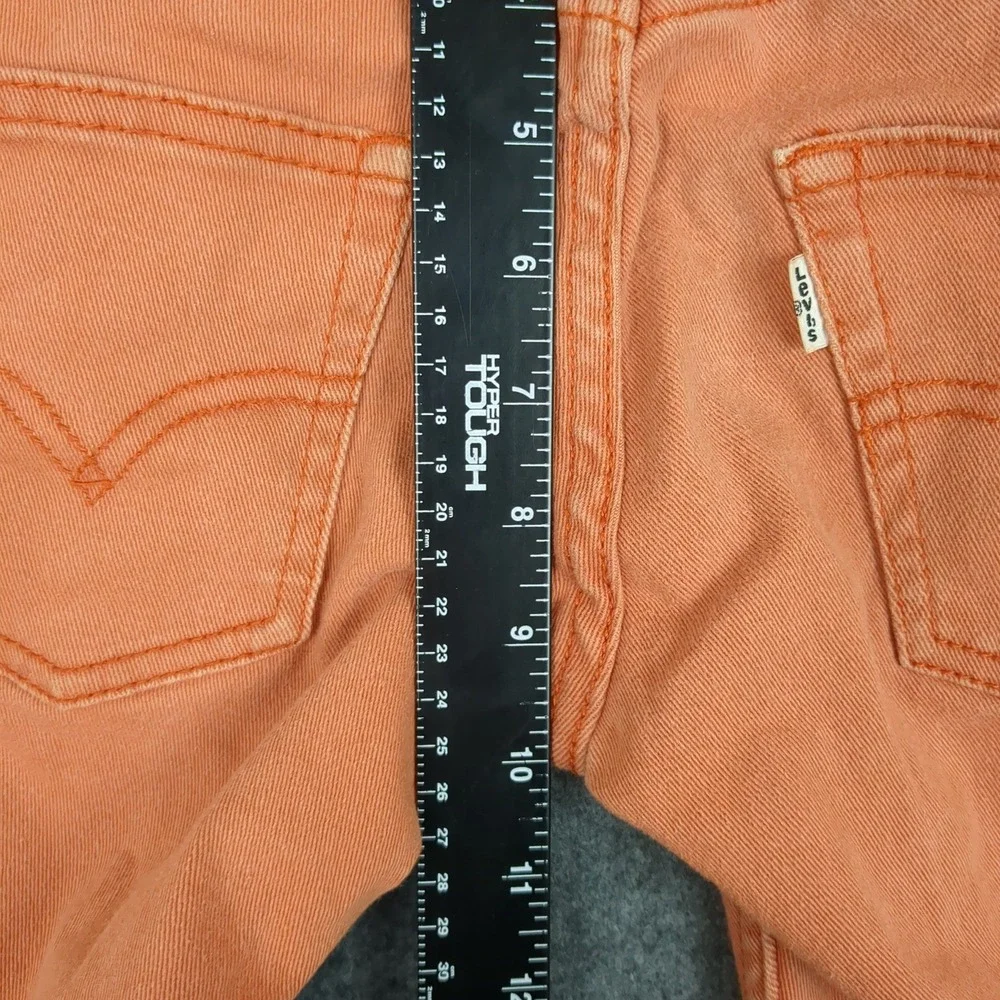 Levi's 511‎ Slim Orange Jeans Kids Size 10 Reg W25 L25